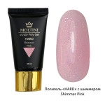 Moltini, Polygel Hard Shimmer Pink 30мл